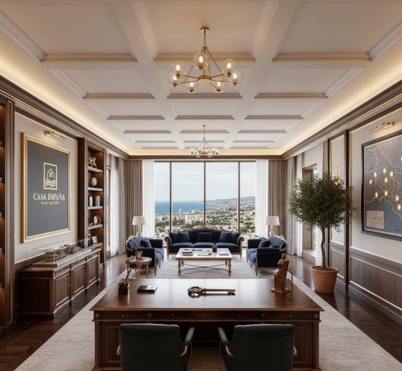 Interior of the Casa España office